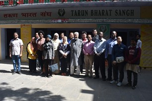 Participants with Dr. Rajendra Singh at TBS